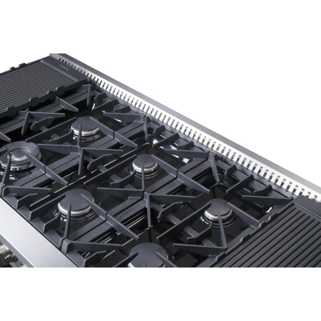 Massive Iron Grill Cooktop