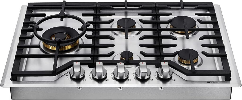 Professional quality cooktop