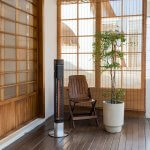 Deko Living 1500W Electric Column Heater with Halogen Tube