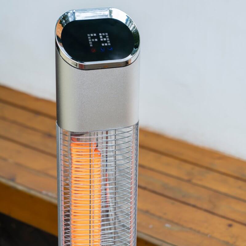 Deko Living 1500W Electric Tower Heater with Carbon Fiber Tube
