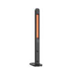 Deko Living 1500W Infrared Adjustable Angle Tower Heater with Carbon Fiber Tube