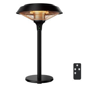 Deko Living 1500W Table Top Electric Heater with Carbon Fiber Tube
