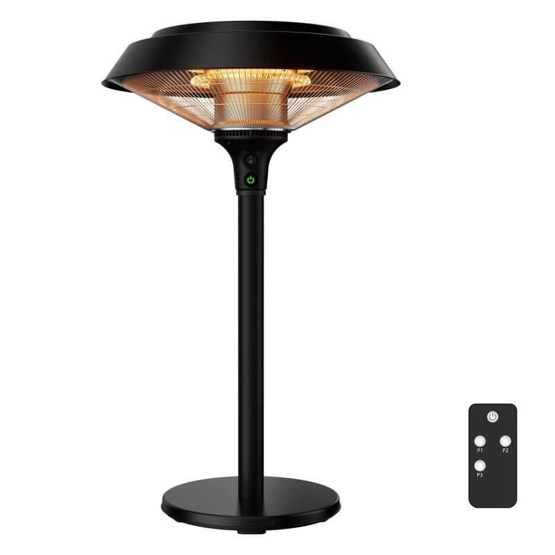 Deko Living 1500W Table Top Electric Heater with Carbon Fiber Tube