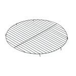 Deko Living 27 Inch Round Outdoor Steel Wood Burning Fire Pit with Cooking Grill and Spark Screen