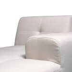 Deko Living 3 Piece Beige Outdoor Compression Foam Sofa and Table Set