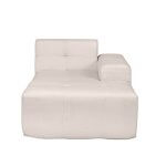 Deko Living 3 Piece Beige Outdoor Compression Foam Sofa and Table Set