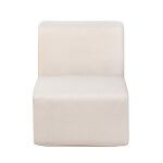 Deko Living 4 Place Seating Beige Outdoor Compression Foam Sofa and Table Set