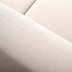 Deko Living 4 Place Seating Beige Outdoor Compression Foam Sofa and Table Set