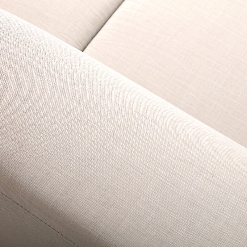Deko Living 4 Place Seating Beige Outdoor Compression Foam Sofa and Table Set