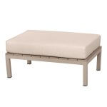 Deko Living 4 Place Seating Beige Outdoor Compression Foam Sofa and Table Set