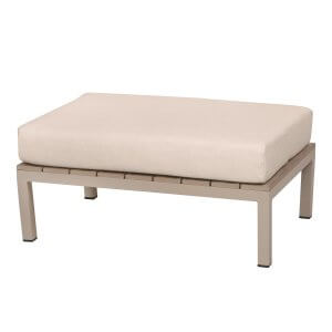 Deko Living 4 Place Seating Beige Outdoor Compression Foam Sofa and Table Set