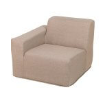 Deko Living 2 Place Seating Brown Compression Foam Sofa Set