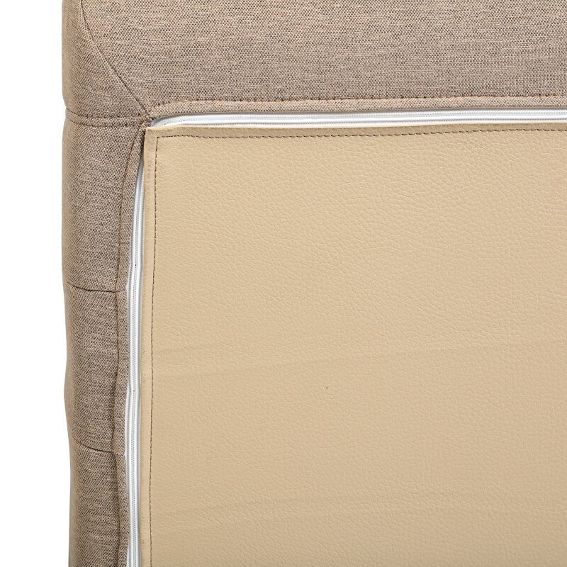 Deko Living 2 Place Seating Brown Compression Foam Sofa Set
