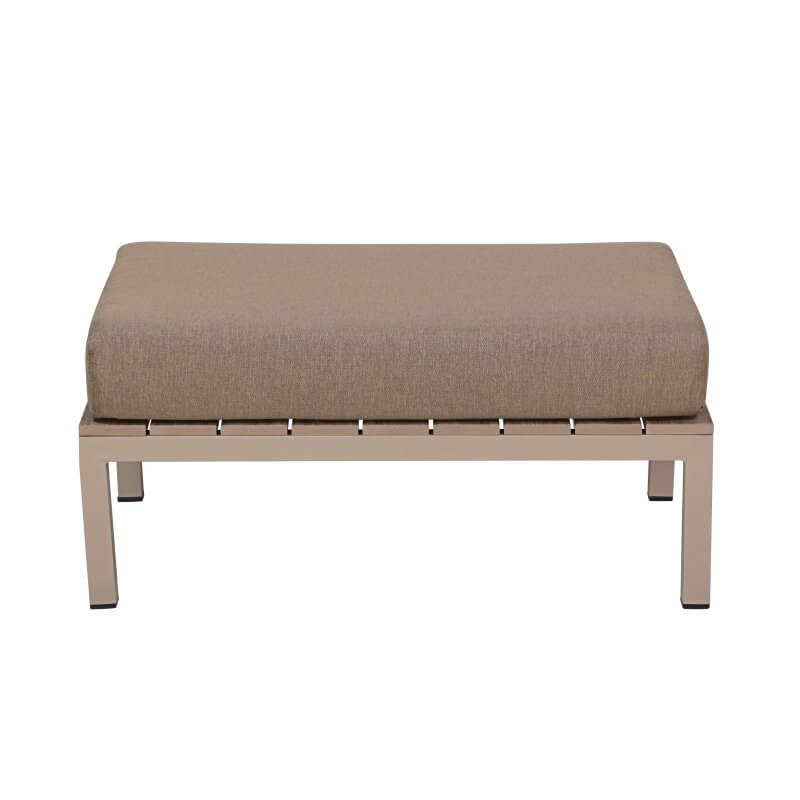 Deko Living 4 Place Seating Brown Outdoor Compression Foam Sofa and Table Set