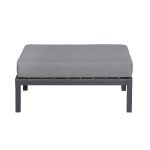 Deko Living Gray Outdoor Compression Foam Ottoman Table