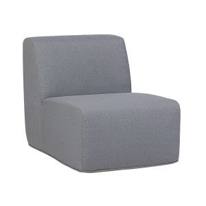 COP30017 Grey Compressed Foam Armless Chair