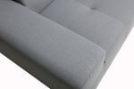 COP30017 Grey Compressed Foam Right Arm Sofa Armrest