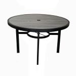 Deko Living 4 Place Seating Outdoor Patio Dining Table and Swivel Chairs Set