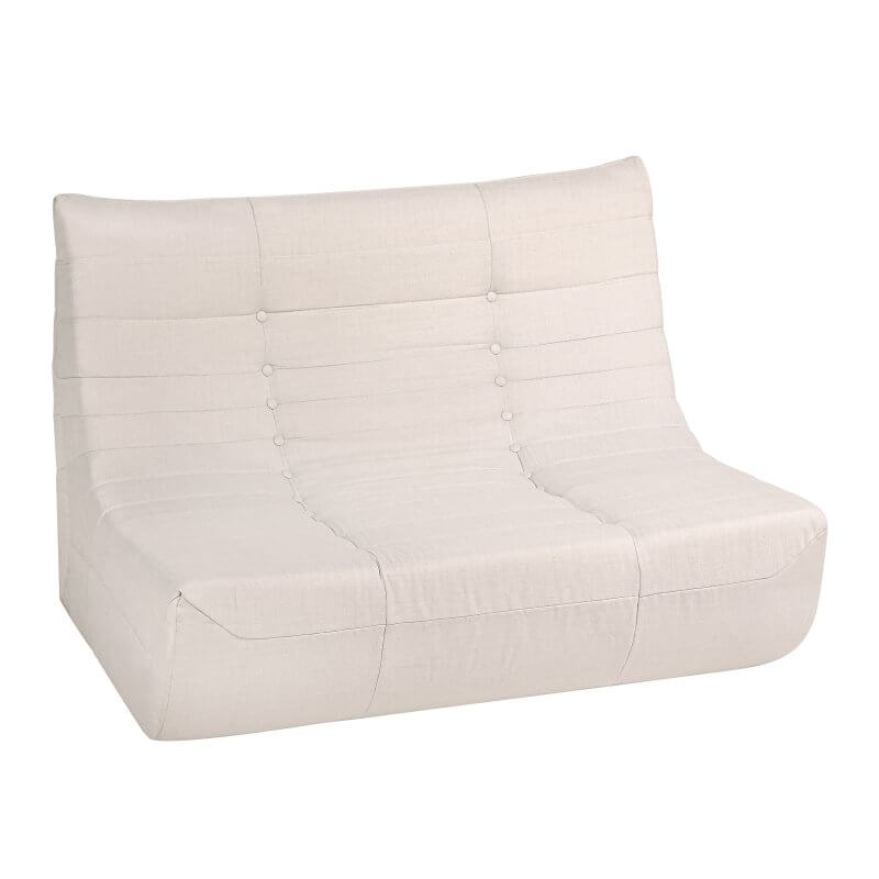 Deko Living Beige Outdoor Compression Foam Sofa Chairs