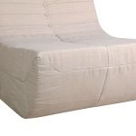 Deko Living Beige Outdoor Compression Foam Loveseat Sofa
