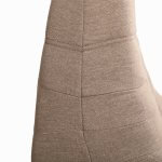 Deko Living Beige Compression Foam Sofa Chairs