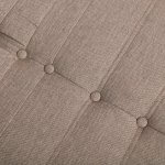 Deko Living 5 Piece Brown Outdoor Compression Foam Loveseat Sofa Chairs and Table Set