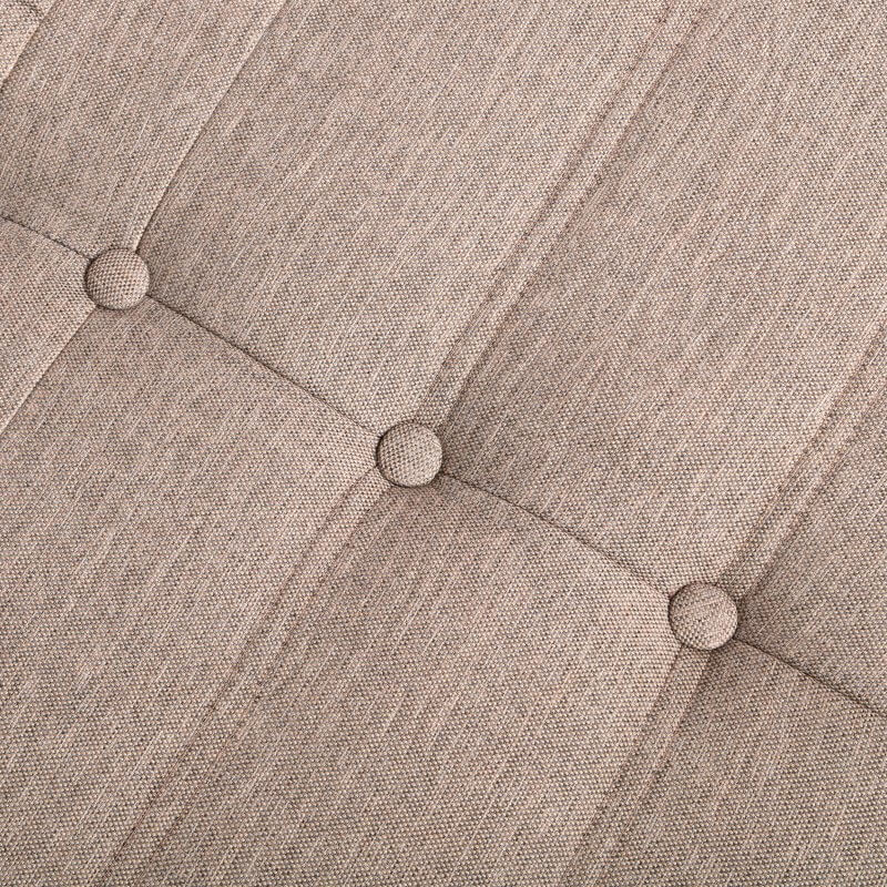 Deko Living Brown Outdoor Compression Foam Loveseat Sofa