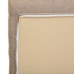 Deko Living 5 Piece Brown Outdoor Compression Foam Loveseat Sofa Chairs and Table Set