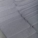 Deko Living 5 Piece Gray Outdoor Compression Foam Loveseat Sofa Chairs and Table Set