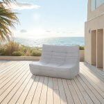 Deko Living Gray Outdoor Compression Foam Sofa Chairs