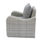 deko living 5 place seating gray outdoor wicker sofa