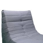 Deko Living Gray Outdoor Compression Foam Loveseat Sofa
